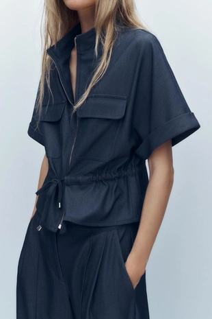 Рубашка сафари со шнурком- Заказать в России