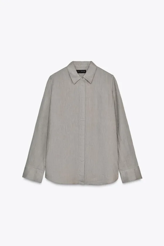 РУБАШКА ИЗ 100% ЛЬНА — ZW COLLECTION