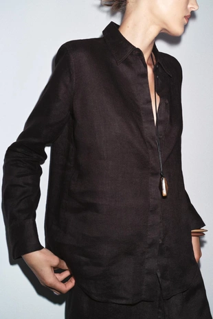 Рубашка из 100% льна — ZW COLLECTION