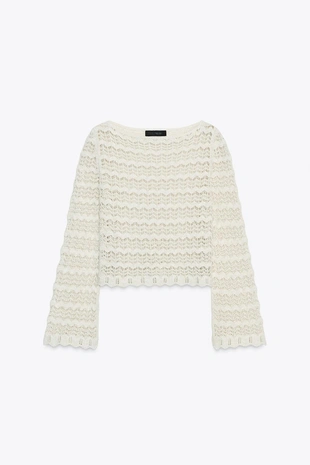 Джемпер вязки «поинтелль»- Заказать в России