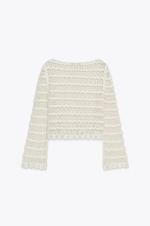 Джемпер вязки «поинтелль»- Заказать в России