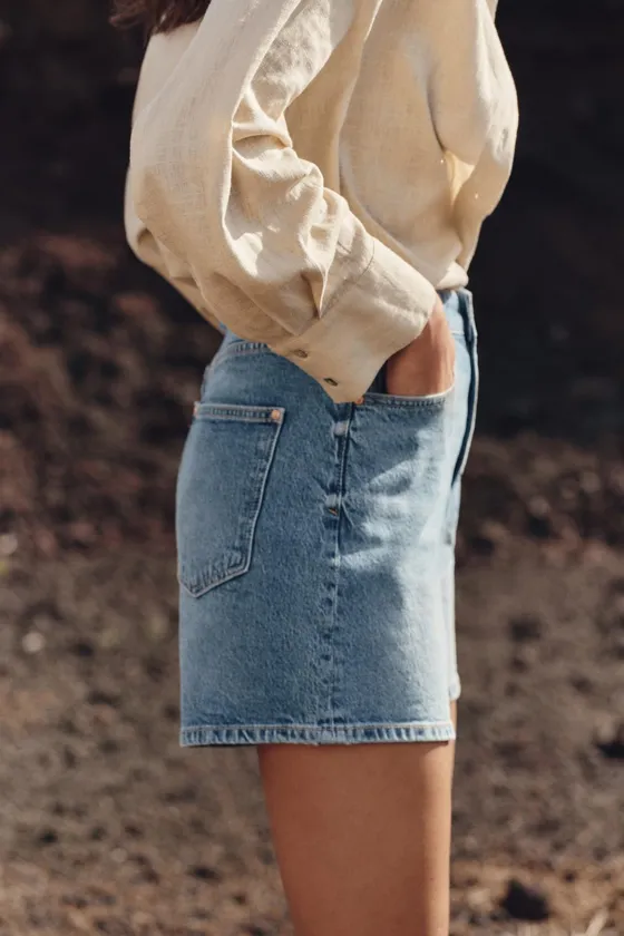 ШОРТЫ Z1975 MOM FIT HIGH WAIST