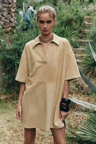 Замшевое платье — ZW COLLECTION LIMITED EDITION- Заказать в России