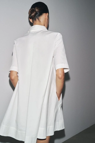 Короткое платье из поплина — ZW COLLECTION- Заказать в России