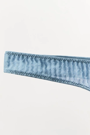 Трусы-танга из 100% шелка с жатым эффектом LIMITED EDITION- Заказать в России