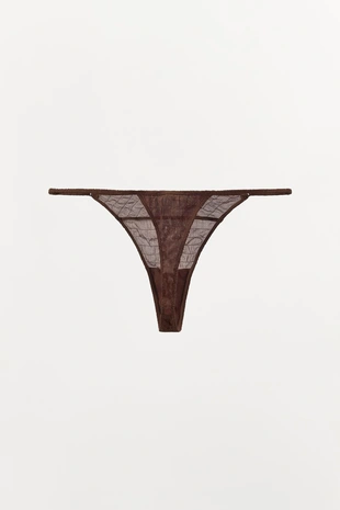 Трусы-танга из шелка с текстурой, LIMITED EDITION- Заказать в России