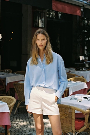 Шорты с высокой посадкой- Заказать в России