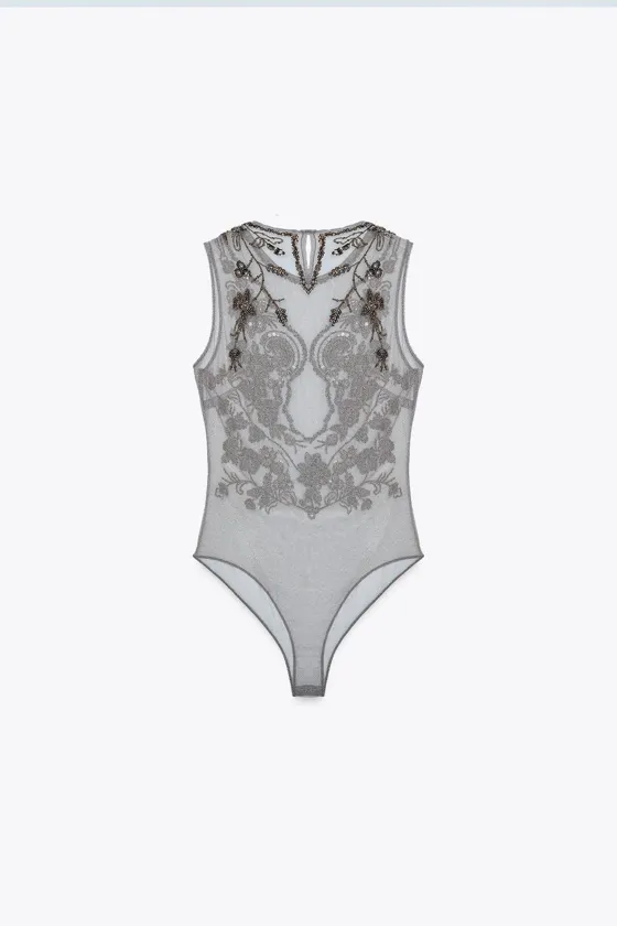 БОДИ С ВЫШИВКОЙ — ZW COLLECTION