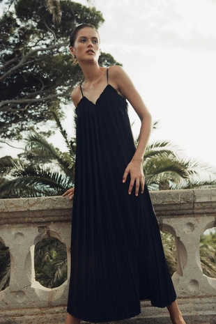 Плиссированное платье миди — ZW COLLECTION- Заказать в России