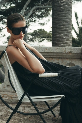 Плиссированное платье миди — ZW COLLECTION- Заказать в России