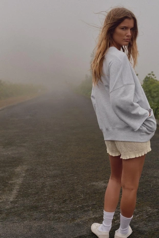 Толстовка с эффектом потертости- Заказать в России