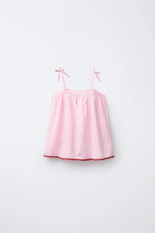 Пижама в клетку 6-14 лет- Заказать в России