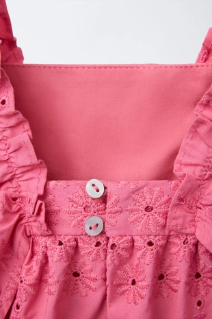 Платье с вышитыми цветами- Заказать в России