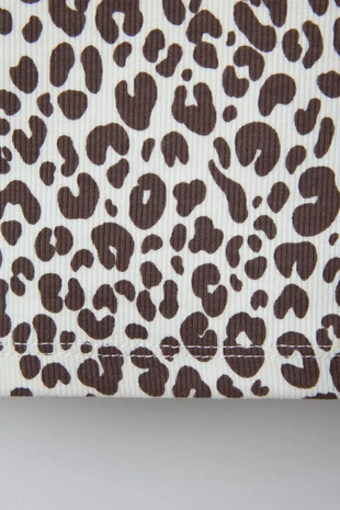 Майка в рубчик с принтом- Заказать в России