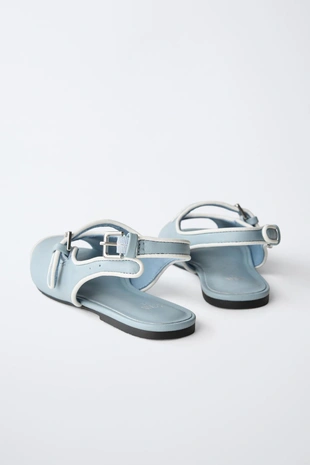 Балетки-мюли с оконтовкой- Заказать в России