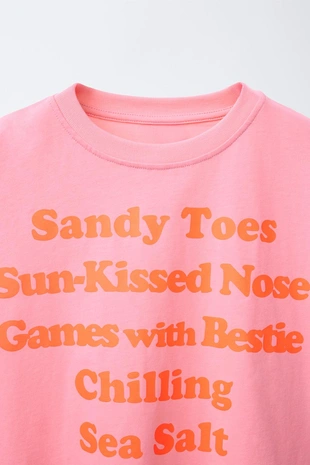 Футболка с текстовым принтом