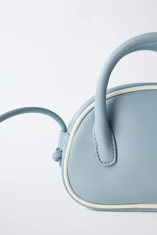 Blue | 1177/630/400 - Zara Мини-сумка с отделкой