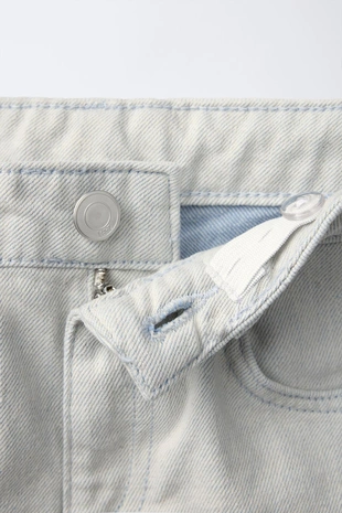 Прямые джинсы с подвернутым низом- Заказать в России