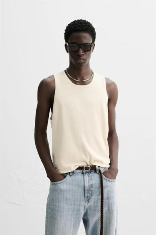 Легкая трикотажная майка- Заказать в России