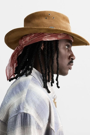 Панама из замши - Заказать в России