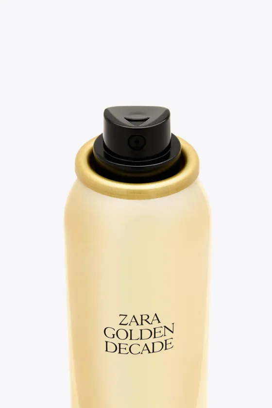 Zara golden decade body glitter spray