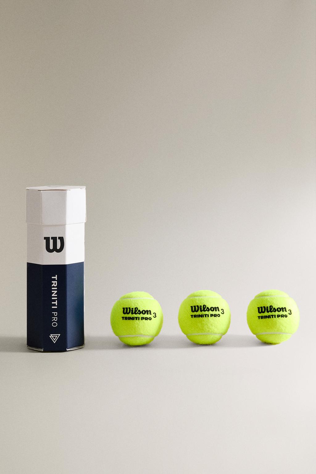 Тубус теннисных мячей wilson (набор из 3 штук)