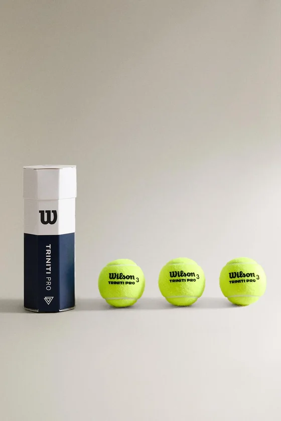 Тубус теннисных мячей wilson (набор из 3 штук)