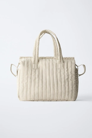 Сумка для беременных в полоску- Заказать в России