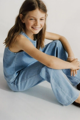 Брюки WIDE LEG свободного кроя- Заказать в России