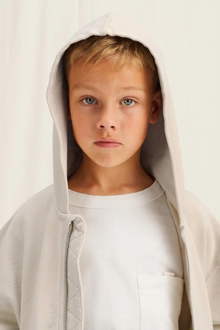 Beige | 4231/607/450 - Zara Худи с длинным рукавом ZP HDY 14