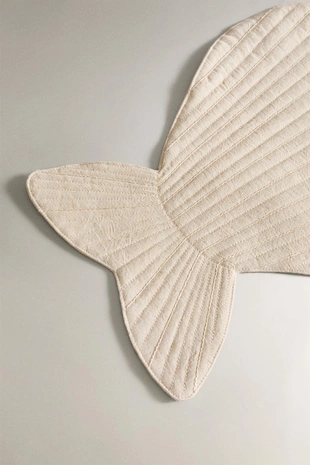 Подставка для тарелки в виде рыбы с лоскутным покрывалом- Заказать в России