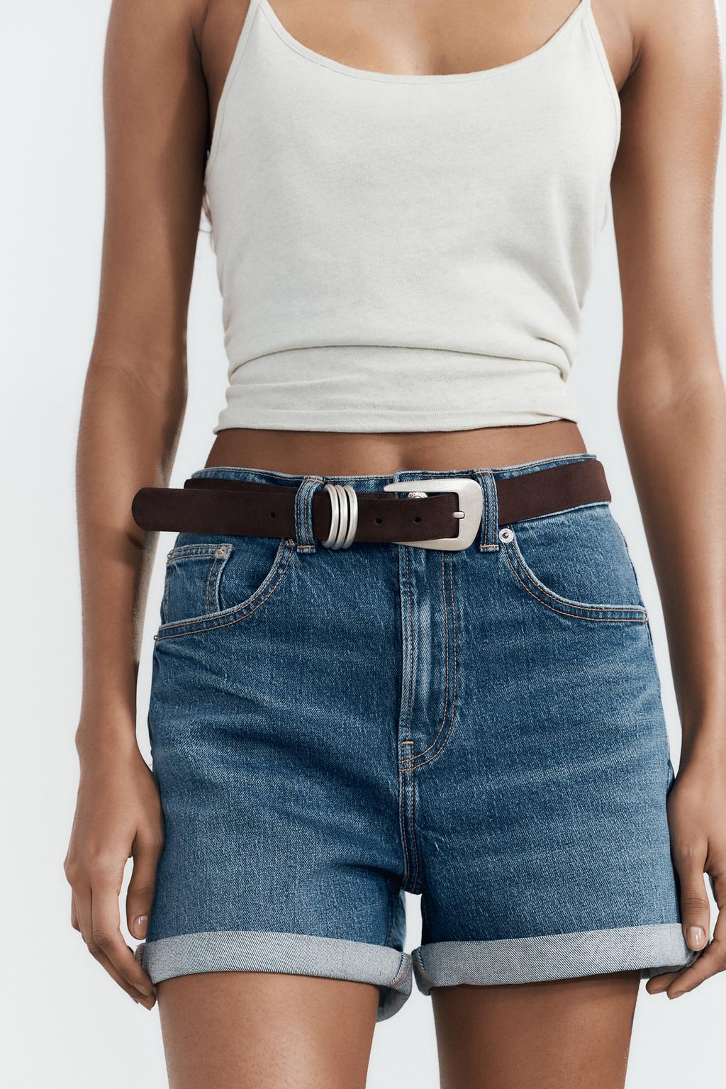 ШОРТЫ TRF MOM FIT С ВЫСОКОЙ ПОСАДКОЙ