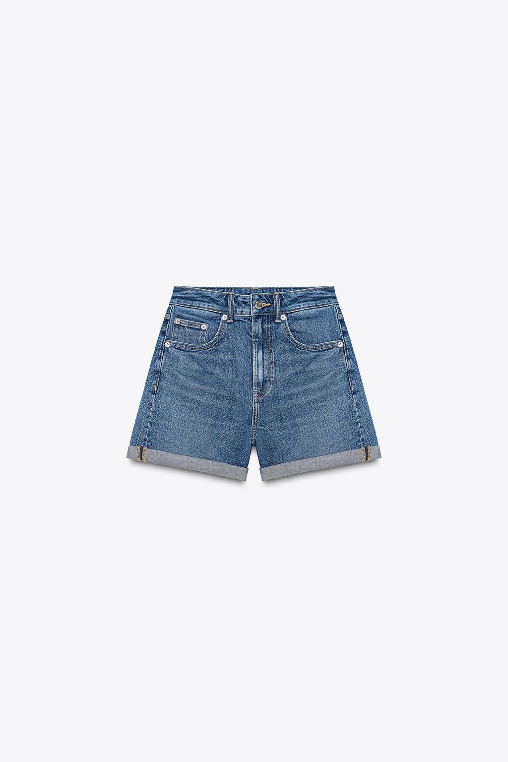 ШОРТЫ TRF MOM FIT С ВЫСОКОЙ ПОСАДКОЙ
