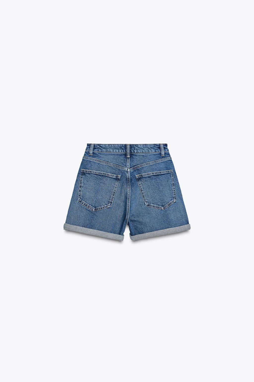 ШОРТЫ TRF MOM FIT С ВЫСОКОЙ ПОСАДКОЙ