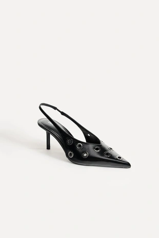 Кожаные туфли-мюли с люверсами — 50TH ANNIVERSARY- Заказать в России