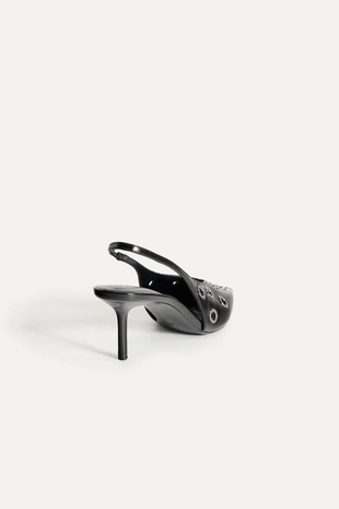 Кожаные туфли-мюли с люверсами — 50TH ANNIVERSARY- Заказать в России