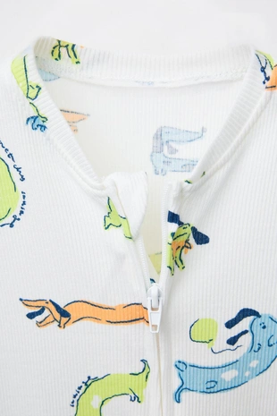 Комбинезоны для сна с принтом собак, упаковка из двух штук- Заказать в России