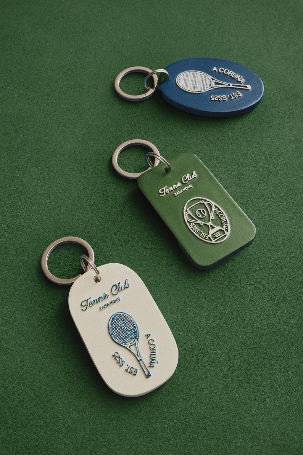 Брелок для ключей resin tennis