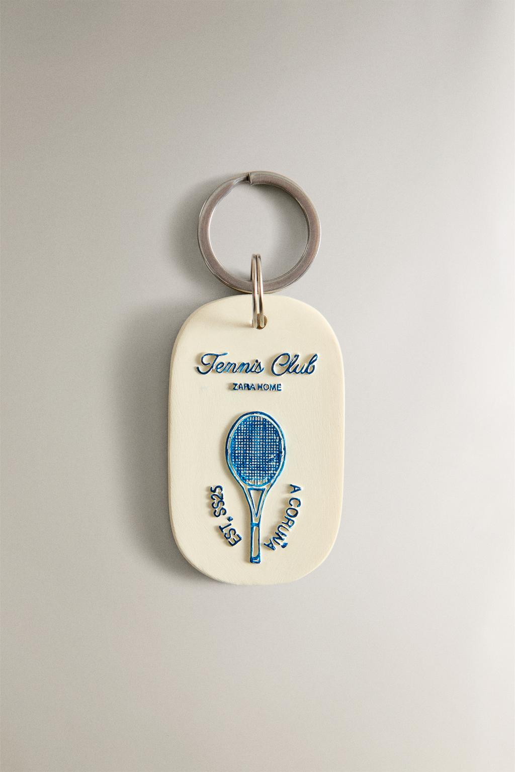 Брелок для ключей resin tennis