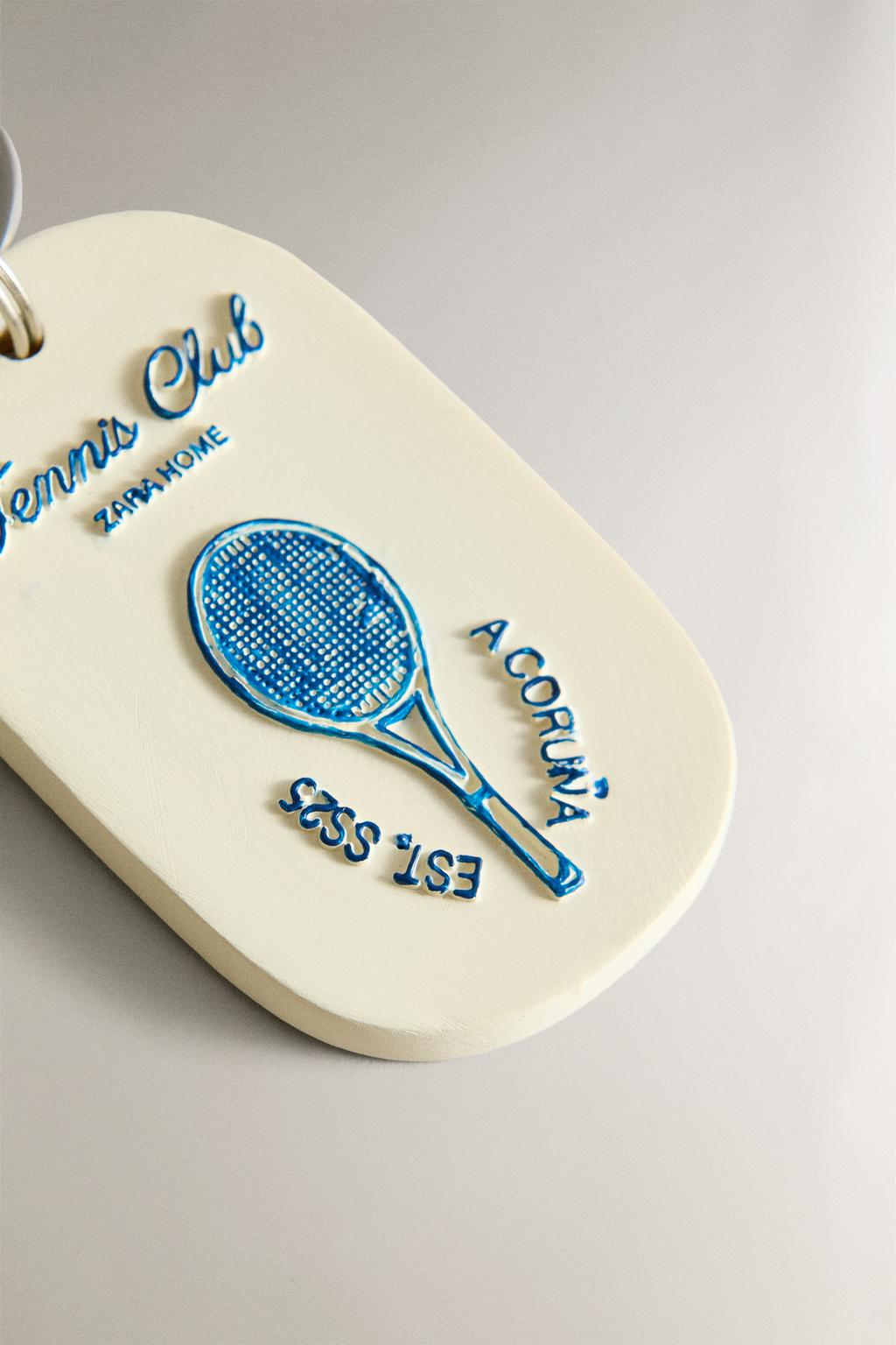 Брелок для ключей resin tennis