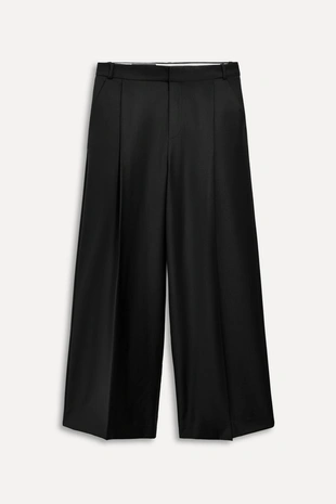 Брюки из смесовой шерсти с защипами — 50TH ANNIVERSARY- Заказать в России