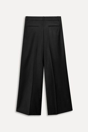 Брюки из смесовой шерсти с защипами — 50TH ANNIVERSARY- Заказать в России