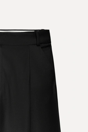 Брюки из смесовой шерсти с защипами — 50TH ANNIVERSARY- Заказать в России