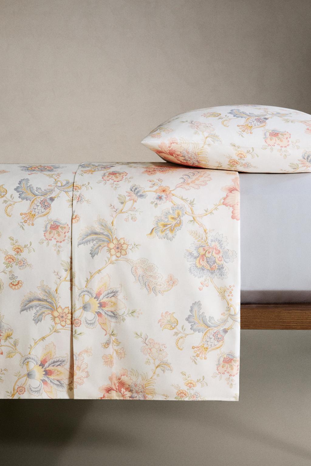 Покрывало floral print sateen