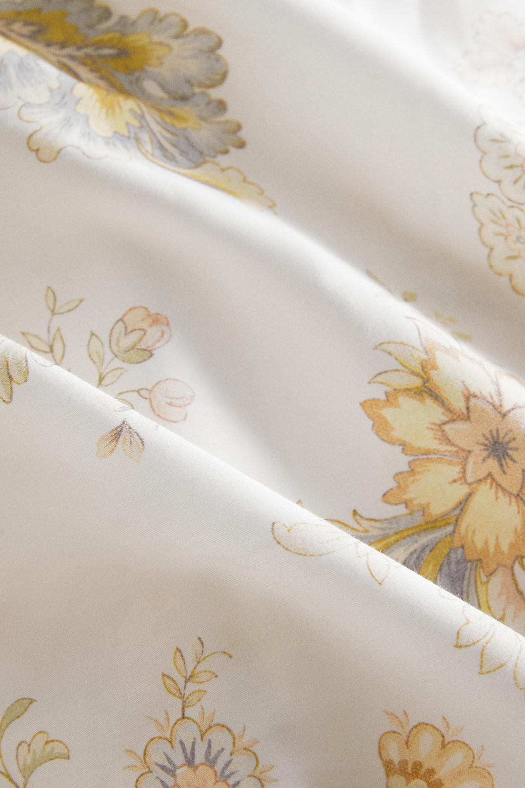 Покрывало floral print sateen