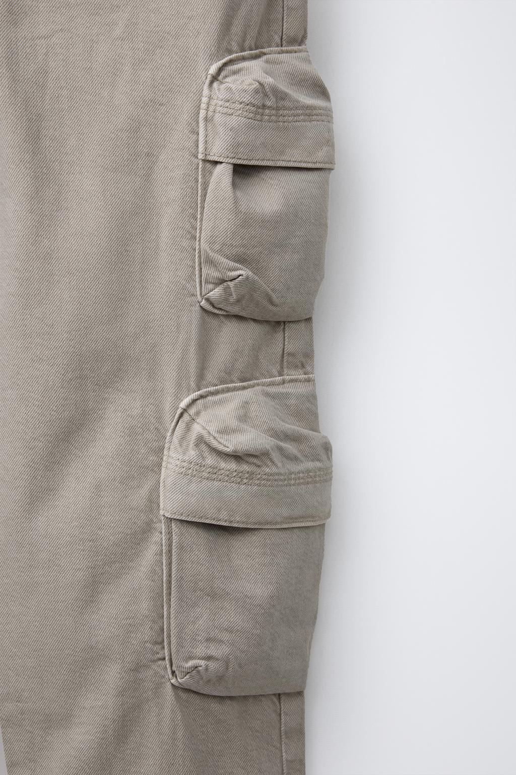 БРЮКИ КАРГО WIDE LEG