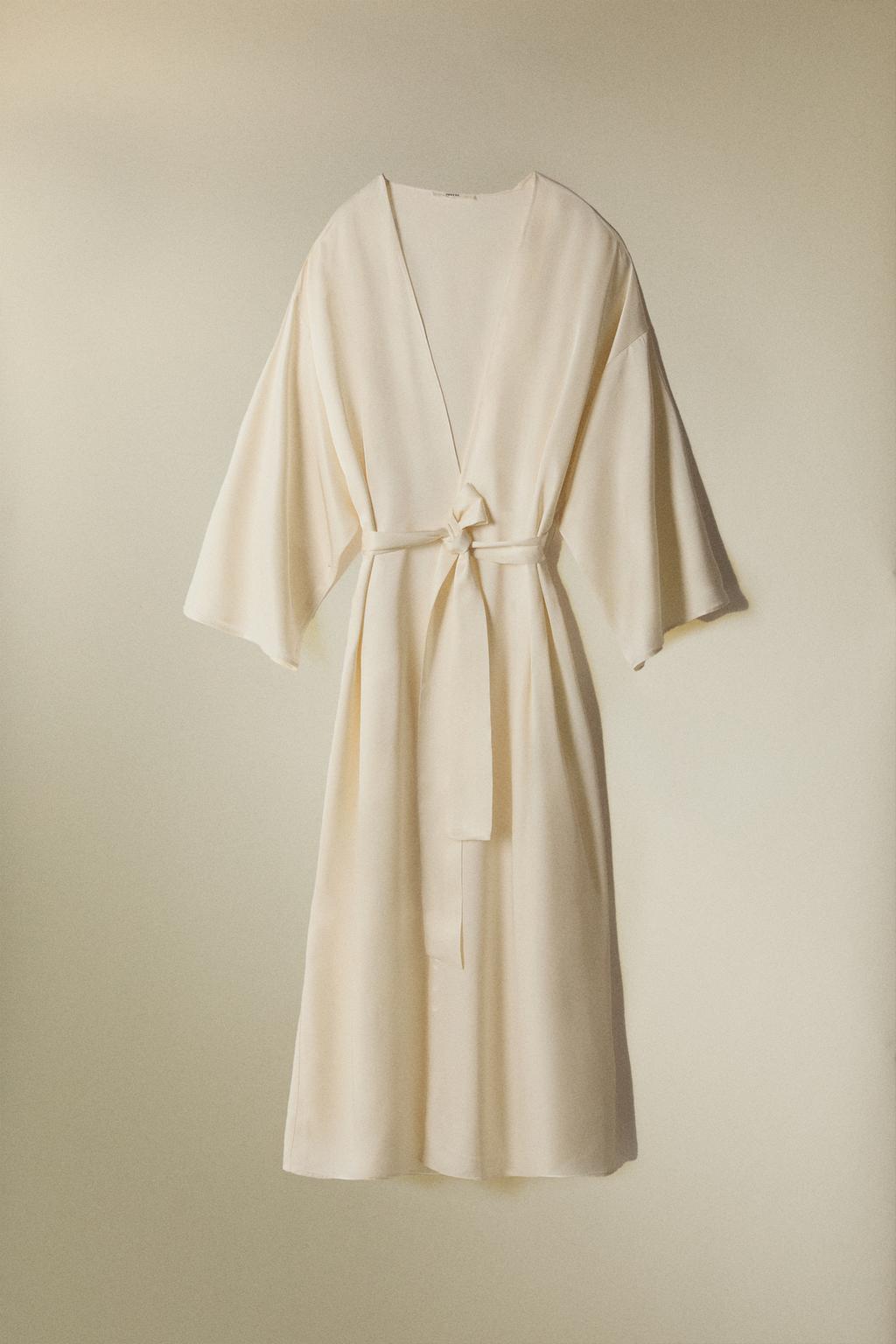 Халат plain sateen dressing gown