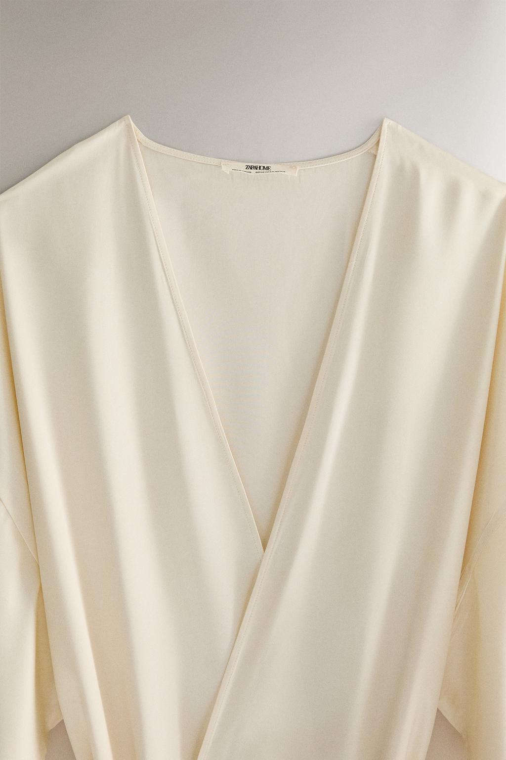 Халат plain sateen dressing gown