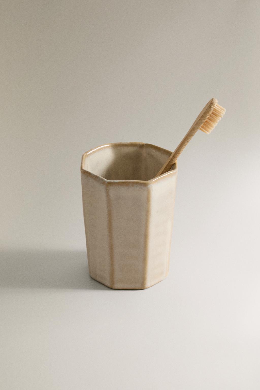 Керамический держатель для зубных щеток rustic
