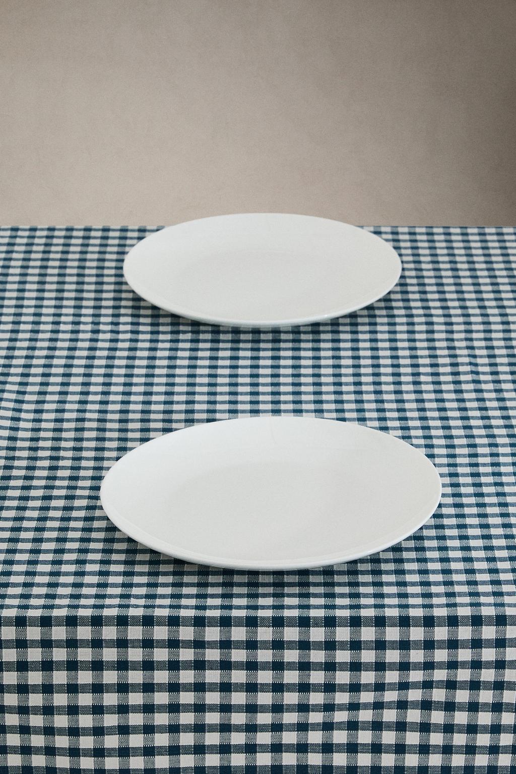 Хлопковый скатерть в клетку gingham